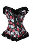 Corset Caveiras com Rosas